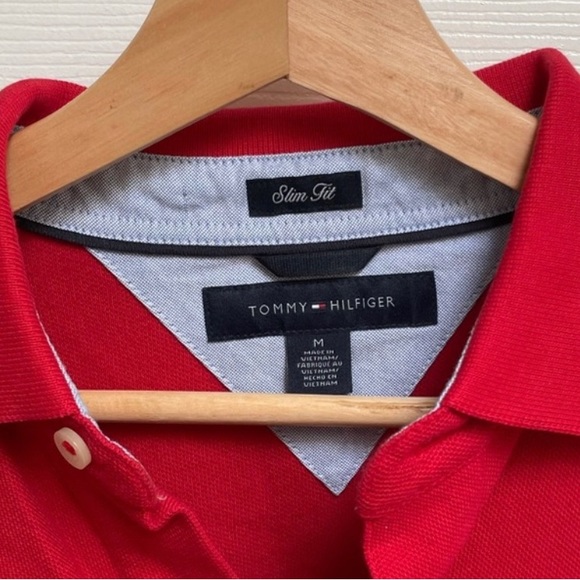 Tommy Hilfiger NWOT Red Polo - Picture 4 of 5
